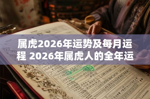 属虎2026年运势及每月运程 2026年属虎人的全年运势 属虎2026年运势及每月运程 2026年属虎人的全年运势