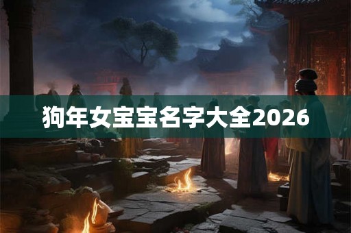 狗年女宝宝名字大全2026