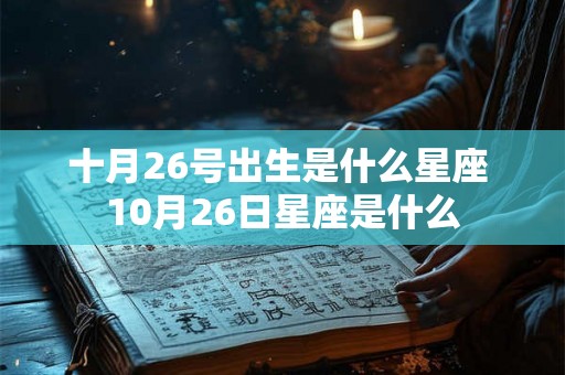 十月26号出生是什么星座 10月26日星座是什么 十月26号出生是什么星座 10月26日星座是什么
