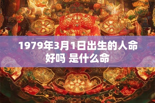 1979年3月1日出生的人命好吗 是什么命