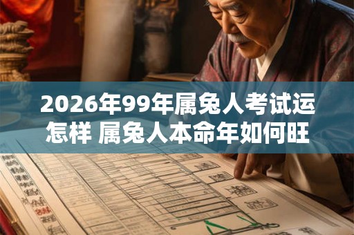 2026年99年属兔人考试运怎样 属兔人本命年如何旺学业 2026年99年属兔人考试运怎样 属兔人本命年如何旺学业