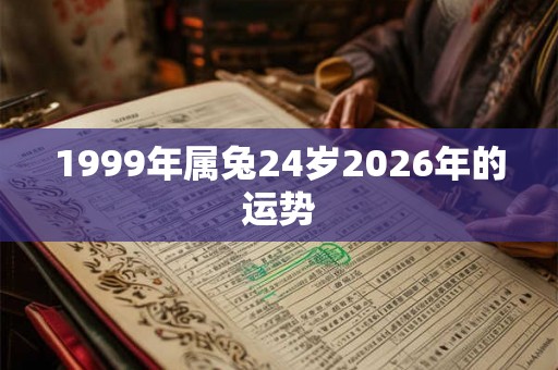 1999年属兔24岁2026年的运势