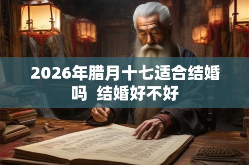 2026年腊月十七适合结婚吗 结婚好不好 2026年腊月十七适合结婚吗 结婚好不好