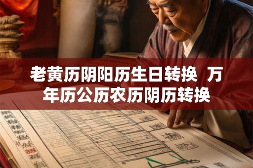 老黄历阴阳历生日转换  万年历公历农历阴历转换