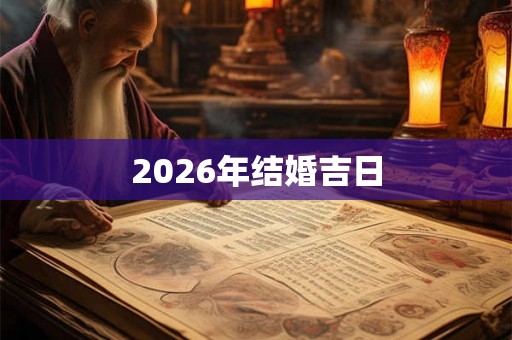 2026年结婚吉日