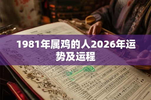 1981年属鸡的人2026年运势及运程