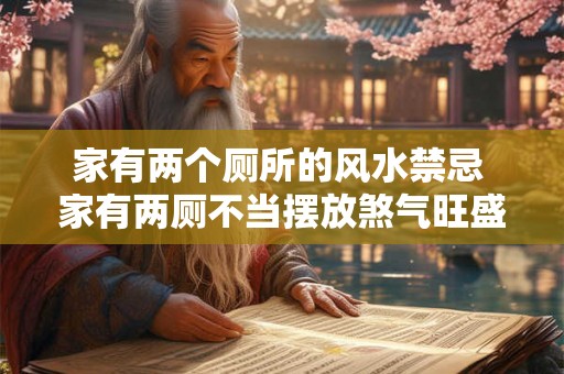 家有两个厕所的风水禁忌 家有两厕不当摆放煞气旺盛影响财运 家有两个厕所的风水禁忌 家有两厕不当摆放煞气旺盛影响财运