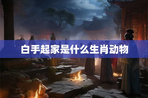 白手起家是什么生肖动物