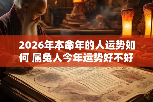 2026年本命年的人运势如何 属兔人今年运势好不好 2026年本命年的人运势如何 属兔人今年运势好不好