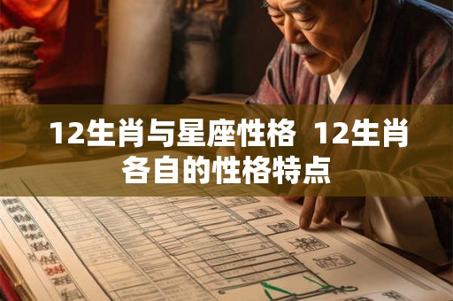 12生肖与星座性格  12生肖各自的性格特点
