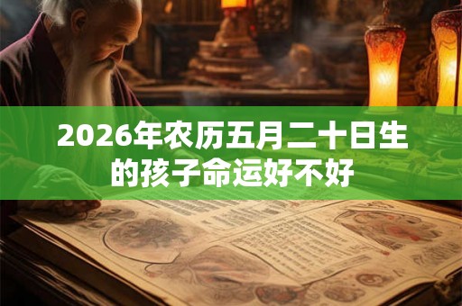 2026年农历五月二十日生的孩子命运好不好