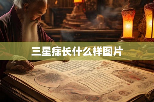 三星痣长什么样图片 三星痣长什么样图片