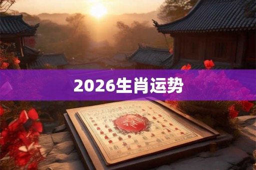 2026生肖运势