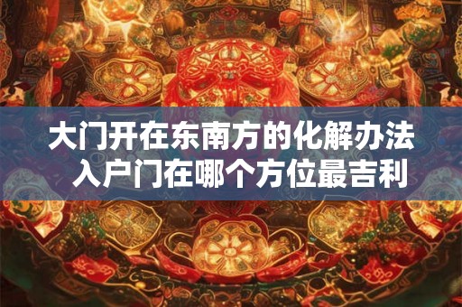 大门开在东南方的化解办法  入户门在哪个方位最吉利