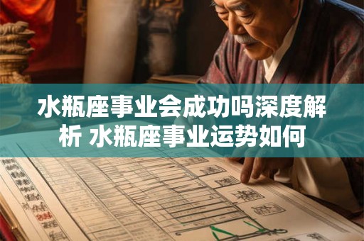 水瓶座事业会成功吗深度解析 水瓶座事业运势如何 水瓶座事业会成功吗深度解析 水瓶座事业运势如何