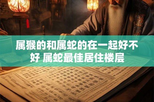 属猴的和属蛇的在一起好不好 属蛇最佳居住楼层