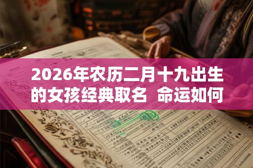 2026年农历二月十九出生的女孩经典取名 命运如何 2026年农历二月十九出生的女孩经典取名 命运如何