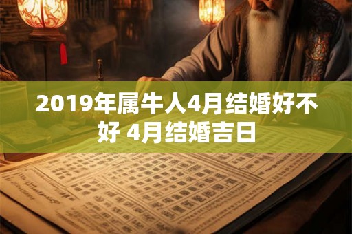 2019年属牛人4月结婚好不好 4月结婚吉日