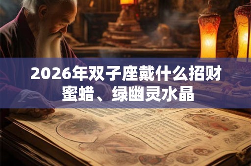 2026年双子座戴什么招财 蜜蜡、绿幽灵水晶 2026年双子座戴什么招财 蜜蜡、绿幽灵水晶