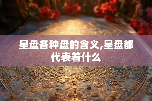 星盘各种盘的含义,星盘都代表着什么