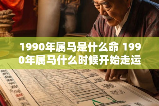 1990年属马是什么命 1990年属马什么时候开始走运