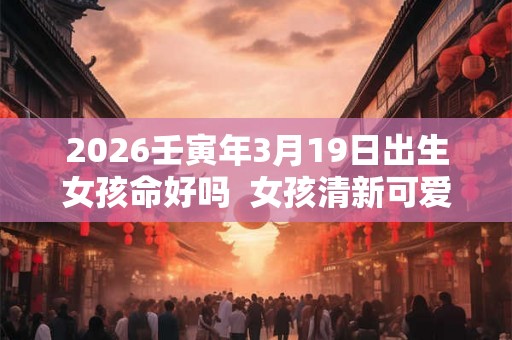 2026壬寅年3月19日出生女孩命好吗  女孩清新可爱的名字
