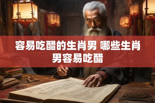 容易吃醋的生肖男 哪些生肖男容易吃醋
