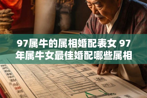 97属牛的属相婚配表女 97年属牛女最佳婚配哪些属相
