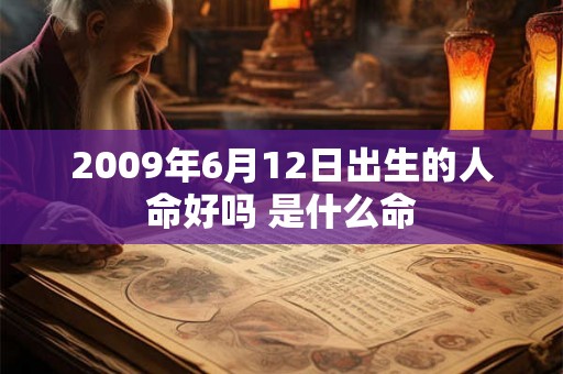 2009年6月12日出生的人命好吗 是什么命