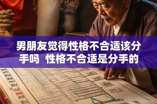 男朋友觉得性格不合适该分手吗  性格不合适是分手的理由吗