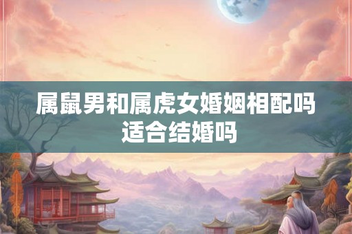 属鼠男和属虎女婚姻相配吗 适合结婚吗 属鼠男和属虎女婚姻相配吗 适合结婚吗