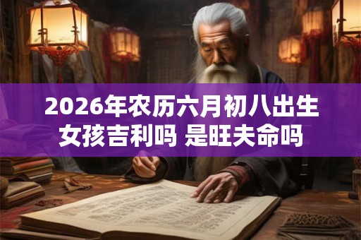2026年农历六月初八出生女孩吉利吗 是旺夫命吗
