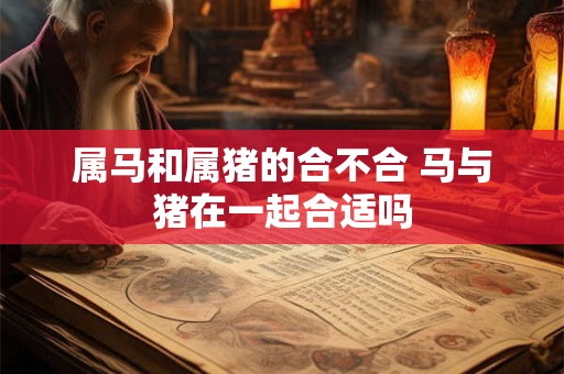 属马和属猪的合不合 马与猪在一起合适吗 属马和属猪的合不合 马与猪在一起合适吗