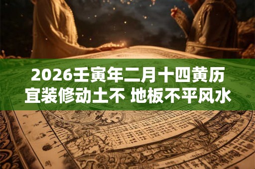 2026壬寅年二月十四黄历宜装修动土不 地板不平风水