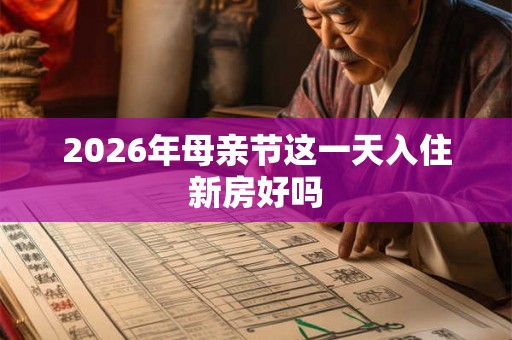 2026年母亲节这一天入住新房好吗