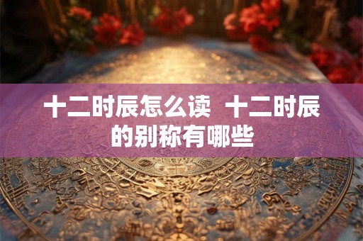 十二时辰怎么读 十二时辰的别称有哪些 十二时辰怎么读 十二时辰的别称有哪些