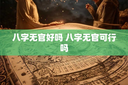 八字无官好吗 八字无官可行吗