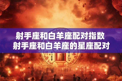 射手座和白羊座配对指数 射手座和白羊座的星座配对指数有多高