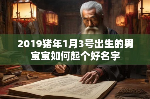 2019猪年1月3号出生的男宝宝如何起个好名字 2019猪年1月3号出生的男宝宝如何起个好名字
