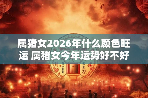 属猪女2026年什么颜色旺运 属猪女今年运势好不好
