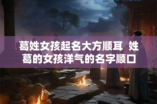 葛姓女孩起名大方顺耳 姓葛的女孩洋气的名字顺口 葛姓女孩起名大方顺耳 姓葛的女孩洋气的名字顺口