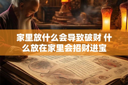 家里放什么会导致破财 什么放在家里会招财进宝 家里放什么会导致破财 什么放在家里会招财进宝