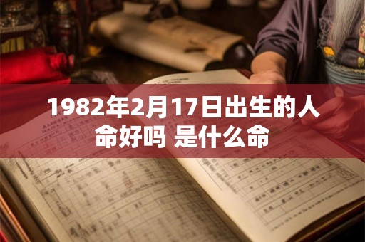 1982年2月17日出生的人命好吗 是什么命