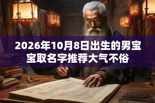 2026年10月8日出生的男宝宝取名字推荐大气不俗 2026年10月8日出生的男宝宝取名字推荐大气不俗