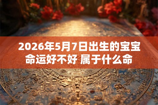 2026年5月7日出生的宝宝命运好不好 属于什么命 2026年5月7日出生的宝宝命运好不好 属于什么命