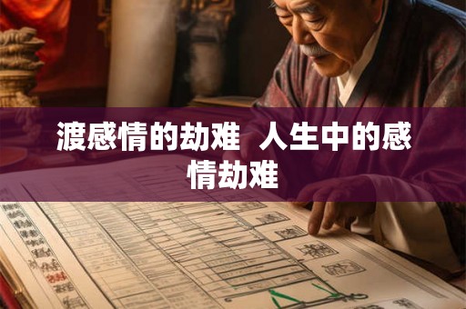 渡感情的劫难  人生中的感情劫难