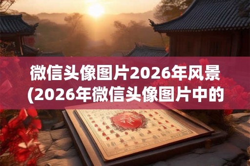 微信头像图片2026年风景(2026年微信头像图片中的风景为什么令人无比惊叹？)