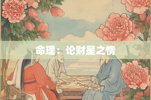 命理：论财星之情