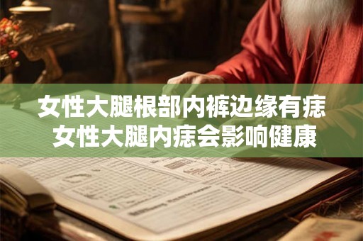 女性大腿根部内裤边缘有痣 女性大腿内痣会影响健康吗