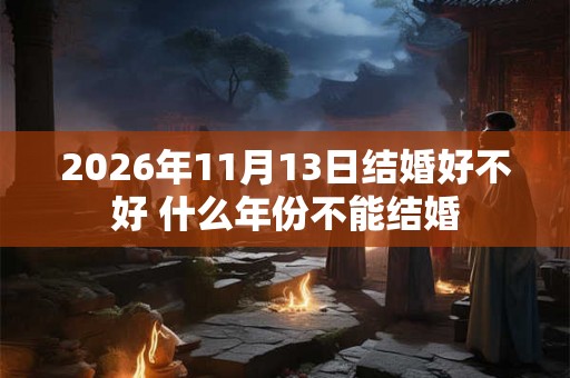 2026年11月13日结婚好不好 什么年份不能结婚 2026年11月13日结婚好不好 什么年份不能结婚